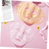 FRCOLOR 6pcs Silicone Mask Covers for Facial Reusable Beauty Mask Covers for Salon Use view 2