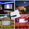 LIVCHLOE Portable Projection Screen 72-180 Inch 4:3 Projector Screen 16:9/Foldable/Anti-Crease, Double Sided Projection Screen for Indoor Outdoor Cinema Washable(180inch4:3) view 4