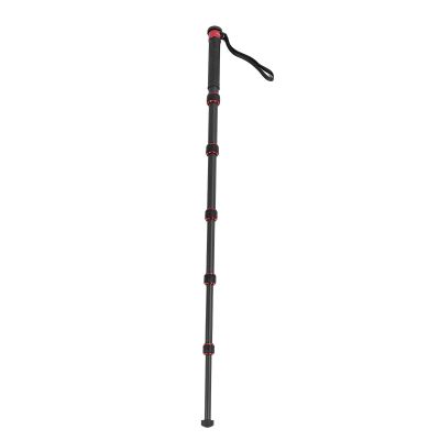 Camera Monopod, Carbon Fiber Compact Travel Monopod with Walking Stick Head, Lightweight & Portable, 6 Sections, Up Load 15kg / 33lbs, for Phone DSLR Cameras Sports Cameras