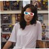 Mikikit 30pcs Cardboard Glasses Anaglyph Lenses for Movies and Comics Lightweight Eyewear for Enhanced Viewing view 2