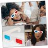 Mikikit 30pcs Cardboard Glasses Anaglyph Lenses for Movies and Comics Lightweight Eyewear for Enhanced Viewing view 3