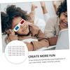 Mikikit 30pcs Cardboard Glasses Anaglyph Lenses for Movies and Comics Lightweight Eyewear for Enhanced Viewing view 4