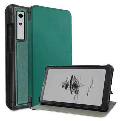 AJUSIBZR Case Compatible with Boox Palma 6.13" E-Book Reader Ultra Thin Shockproof Cover with Flip Magnetic Protective Shell(Dark Green)