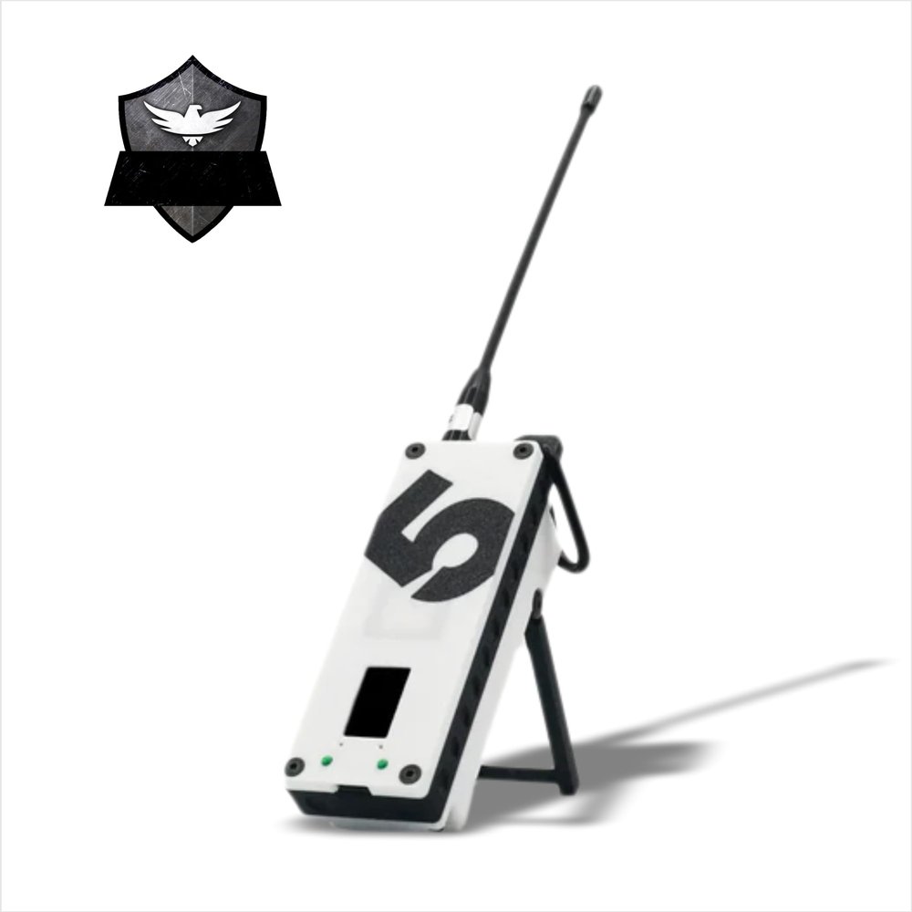 ATAK Enabled S5 Trekker Bravo LoRa Radio SX1262 with Meshtastic and GPS Enabled, Fully Flashed - Off-Grid Communication Device from spec5-White/Black