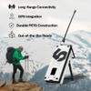 ATAK Enabled S5 Trekker Bravo LoRa Radio SX1262 with Meshtastic and GPS Enabled, Fully Flashed - Off-Grid Communication Device from spec5-White/Black view 2