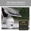 4K Outdoor Camera, with Solar Panel 1080P Pan Tilt Camera, IP65 Weatherproof 360 PTZ Camera W/Auto Tracking, PIR Motion Detection, 10X Zoom, Color Night Vision, for Living Room, Study Room, Hallway view 2