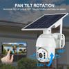 4K Outdoor Camera, with Solar Panel 1080P Pan Tilt Camera, IP65 Weatherproof 360 PTZ Camera W/Auto Tracking, PIR Motion Detection, 10X Zoom, Color Night Vision, for Living Room, Study Room, Hallway view 3
