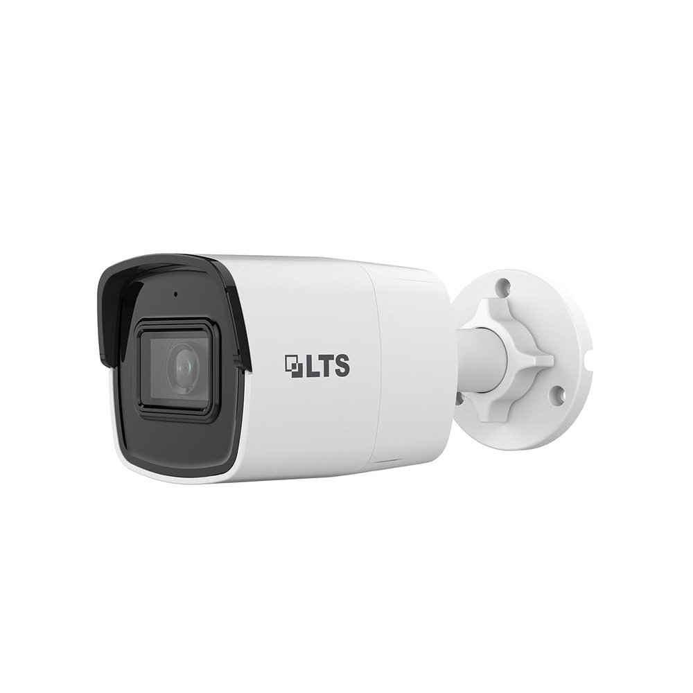 LTCMIP8342W-MDA Platinum IP Bullet Camera, 4 MP, 1/3" Sensor, 4mm, WDR, Microphone, PoE, Human/Vehicle Detection