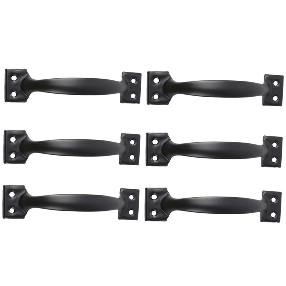 ARTIBETTER 6pcs Vintage Cabinet Pulls Brushed Door Handles for Furniture Iron Pull Handles Replacement