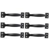 ARTIBETTER 6pcs Vintage Cabinet Pulls Brushed Door Handles for Furniture Iron Pull Handles Replacement view 1