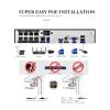 8CH 5MP 8MP POE Security Camera System Two Way Audio 8MP NVR Kit CCTV Outdoor IP Camera H.265 P2P Video Surveillance Set(None,4CH NVR 4pcs 5MP Cam) view 4