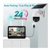 QDVOPHZA 10CH 5MP WiFi Solar PTZ IP Camera System 12.5" LCD Screen Monitor NVR Kit Auto Tracking Wireless CCTV Camera Video Surveillance(None,10CH NVR 2 Camera_U/K) view 3