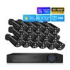 4K 16CH Security Camerae System 5MP 8MP Two Way Audio CCTV Camera System AI P2P Video Surveillance Kit(None,16CH 8MP with 8 Cam) view 2