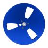 1/4 7 Inch Empty Tape Reel, Open Reel Sound Tape Empty Reel Aluminum Alloy 3 Holes 1/4 7 Inch Empty Tape Reel for TEAC for Studer(Red and Blue) (Blue) view 1