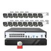 QDVOPHZA 16CH 4K Ai Human Detection 8MP Outdoor Two Way Audio Color Night Security Camera System Video Surveillance Kit(None,16CH NVR x 8PCS 4K) view 2