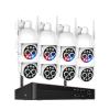 QDVOPHZA 8CH PTZ 8MP Dual Lens Wireless Surveillance Security System 8X Zoom Two Way Audio WiFi NVR Camera Kit Human Detect(None,8CH and 8 Cameras) view 1