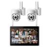 QDVOPHZA WiFi PTZ Security Auto Track Camera System 10CH 10.1" Screen NVR Kit Monitor P2P Intercom Audio Home Surveillance CCTV Set(None,NVR 2Cameras) view 1