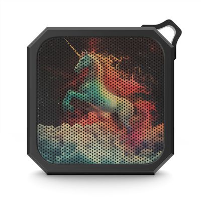 Bluetooth Speaker, Colorful Unicorn Design, Outdoor, Music Lovers, Unicorn Enthusiasts, Tech Geeks, Fantasy (Unicorn Design 2 Clouds)