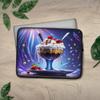 Protective Case Cover Bag for iPad (Regular, Air, Pro 9, 10, 11, 12, 13 inches) Ice Cream Sundae Cute Novelty Cool Summer Treat Zippered Sleeve view 3