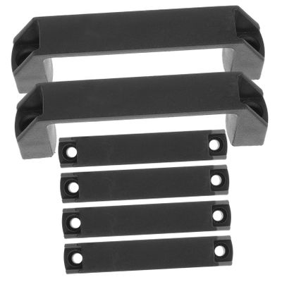 TOBBOMEY 6pcs Nylon Door Pulls for Kitchen Cabinets Cabinet Handles Easy to Install Hardware for Cupboards and Doors and Impact-Resistant Versatile Color for Modern Decor