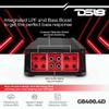DS18 G8400.4D Car Audio Amplifier 4-Channel Class D Full-Range 8400 Watts Compact Design Easy Installation - Extremely Powerful Amp for Vehicle Sound Systems (Renewed) view 3