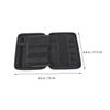 FELTECHELECTR Storage Container Storage Bags Duffle Bag for Travel USB Flash Disk Organizer Eva Bag Carrying Pouch Travel Bag Black view 4