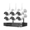 H.265 10CH NVR 5MP WiFi Video Surveillance Camera System Human Detection P2P Night Vision IP Camera Bullet Camera Kit(None,5MP 10CH NVR 6 Cams) view 1