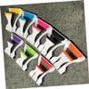 FELTECHELECTR Adjustable Cell Phone Stand Tablet Holder for Desk Silicon Rubber Pads Multi-Angle Foldable Holder Random Color view 4