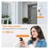 QDVOPHZA Wireless Camera System 8CH 4MP/5MP Outdoor PTZ Camera Kit CCTV 2-Way Audio Human Detect Video Surveillance Set(None,8CH NVR x 4 Cam 4MP) view 3