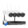 10CH NVR Video Set 5MP WiFi Surveillance Camera System Color Night Vision P2P Wireless Street Security CCTV Camera Kit(1T,100 PCS) view 2