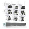 QDVOPHZA 4MP Wireless Dual Lens Camera Security System Kit Two Way Audio PTZ WiFi IP Security Camera 16CH NVR Surveillance System(None,16CH 4MP with 8 PTZ) view 1