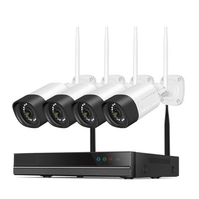10CH NVR Video Set 5MP WiFi Surveillance Camera System Color Night Vision P2P Wireless Street Security CCTV Camera Kit(None,36 pcs)