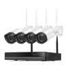 10CH NVR Video Set 5MP WiFi Surveillance Camera System Color Night Vision P2P Wireless Street Security CCTV Camera Kit(None,36 pcs) view 1