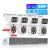 4MP Wireless Dual Lens Camera Security System Kit Two Way Audio PTZ WiFi IP Security Camera 16CH NVR Surveillance System(1T,16CH 4MP with 4 PTZ) view 2