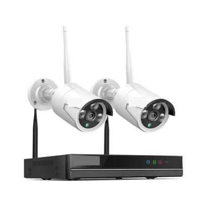 QDVOPHZA H.265 10CH NVR 5MP WiFi Video Surveillance Camera System Human Detection P2P Night Vision IP Camera Bullet Camera Kit(None,3MP 10CH NVR 2 Cams)