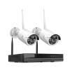 QDVOPHZA H.265 10CH NVR 5MP WiFi Video Surveillance Camera System Human Detection P2P Night Vision IP Camera Bullet Camera Kit(None,3MP 10CH NVR 2 Cams) view 1