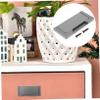 TOBBOMEY Invisible Pull Handles for Cabinets Simple Sliding Door and Drawer Handles Pearl Grey Design for Closet and Drawer Upgrade view 3