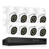 4K POE Surveillance System 8MP 4MP Two Way Audio PTZ CCTV Outdoor AI Security Camera 8CH P2P NVR Video Surveillance Kit(None,8CH 8MP with 8 Cam) view 1