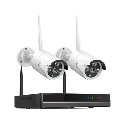 QDVOPHZA H.265 10CH NVR 5MP WiFi Video Surveillance Camera System Human Detection P2P Night Vision IP Camera Bullet Camera Kit(None,5MP 10CH NVR 2 Cams)