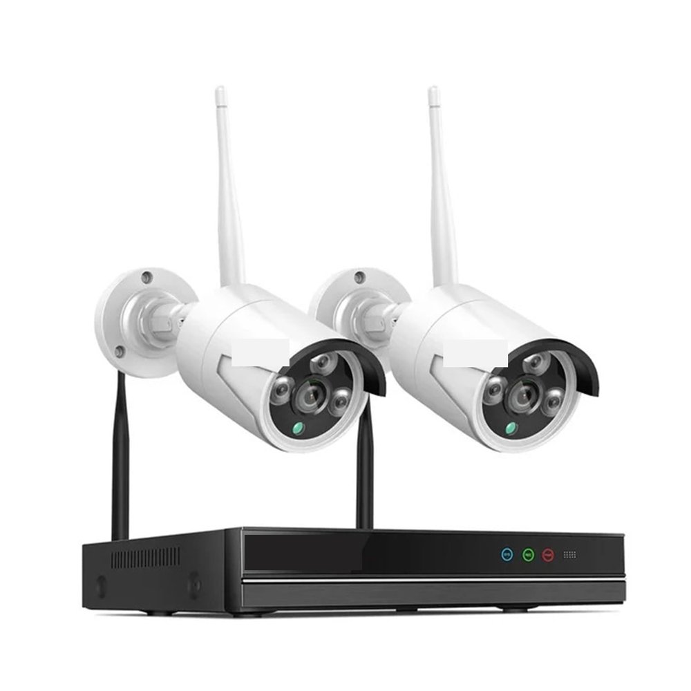 QDVOPHZA H.265 10CH NVR 5MP WiFi Video Surveillance Camera System Human Detection P2P Night Vision IP Camera Bullet Camera Kit(None,5MP 10CH NVR 2 Cams)