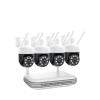 QDVOPHZA 8CH 4MP WiFi IP Camera SystemSurveillance Kit Tracking Two-Way Audio Night Vision Wireless Security Camera Set(1T,8CH 4Pcs Cameras) view 1