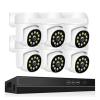 4K POE Surveillance System 8MP 4MP Two Way Audio PTZ CCTV Outdoor AI Security Camera 8CH P2P NVR Video Surveillance Kit(2T,8CH 4MP with 6 Cam) view 1