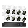 QDVOPHZA 4K 16CH Surveillance System 8MP 4MP Two Way Audio PTZ CCTV System AI P2P Security Camera Video Surveillance Kit(None,16CH 8MP with 8 Cam) view 1