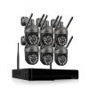 3MP PTZ Wireless CCTV System Two Way Audio WiFi IP Security Camera 10CH P2P NVR Video Surveillance Kit Human Auto Track(1T,8CH NVR and 6 Camera) view 1