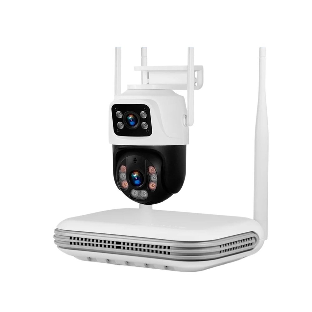QDVOPHZA 6MP HD IP monito Security Protection Wireless PTZ WiFi Video Surveillance Monitor 8CH NVR CCTV Waterproof Surveillance Kit(1T,8CH NVR and 1 CAM_U/K)