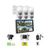 QDVOPHZA 10.1 Inch Monitor 3MP Wireless Surveillance Kit Outdoor WiFi IP PTZ Security Camera System 8CH NVR Kit Home Mornitoring Set(None,8CH NVR 6 Cams 3MP) view 1
