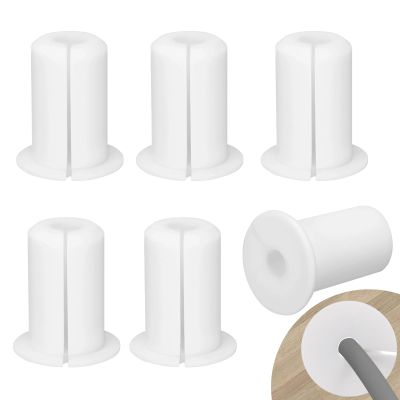 HEYLEAYAR Starlink Cable Routing Kit for 3/4 Inch Wall Hole, 6Pcs Silicon Wall Grommet for Starlink Ethernet Cable Wall Pass Through, Starlink Cable Routing Accessories,White