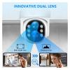 4MP HD Wireless Surveillance System WiFi PTZ Camera Set CCTV Two Way Audio Waterproof IP Security 10CH P2P NVR Video Kit(None,10CH 4MP 6 Dual Lens) view 3