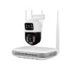 QDVOPHZA 6MP HD IP monito Security Protection Wireless PTZ WiFi Video Surveillance Monitor 8CH NVR CCTV Waterproof Surveillance Kit(None,8CH NVR and 1 CAM_U/S) view 1