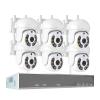 QDVOPHZA 4MP HD Wireless Surveillance System WiFi PTZ Camera Set CCTV Two Way Audio Waterproof IP Security 10CH P2P NVR Video Kit(None,10CH 3MP 6 PTZ) view 1